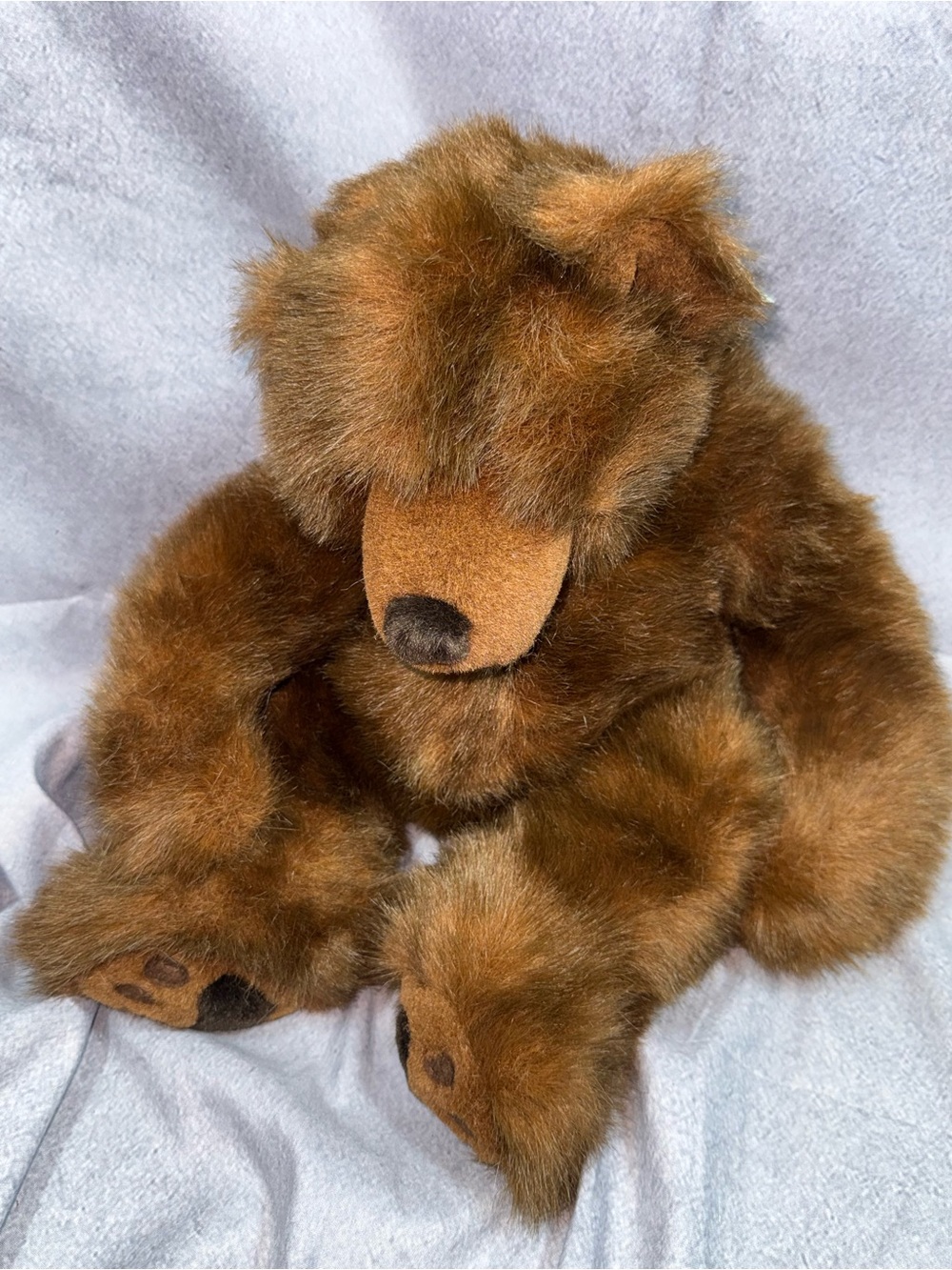Russ Brown Plush Bear Stuffed Animal - Soft Brown Faux Fur